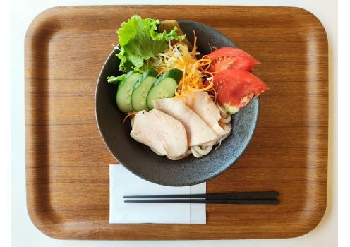 日南町野菜の冷やしサラダうどん